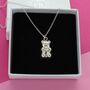 Gummy Bear Sterling Silver Necklace, thumbnail 1 of 3