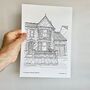 Personalised House Portrait Line Drawings, thumbnail 6 of 10