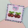 Sweet Cherry Glitter Resin Studs, thumbnail 3 of 4