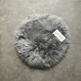 Silky Sheepskin Quarry Round Seat Pad, thumbnail 1 of 3