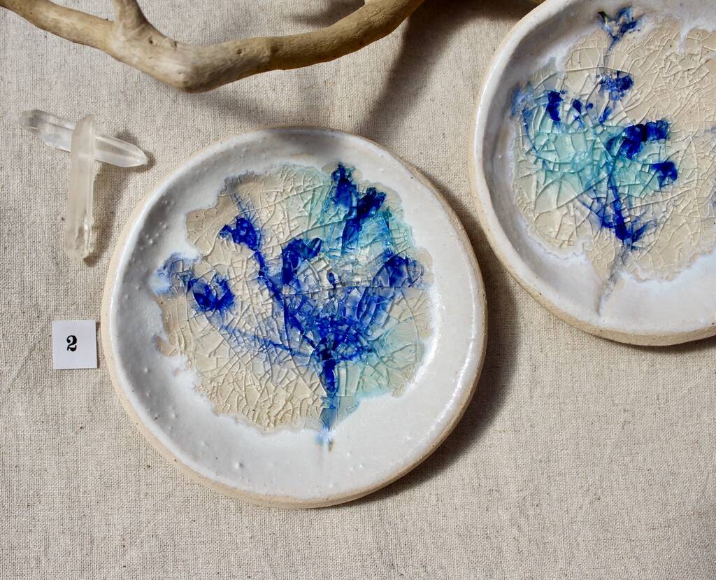 Recycled Glass Decorative Ceramic Bowl By Little Brick House Ceramics