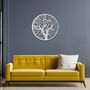 Round Wooden Tree Of Life Wall Art Elegant Home Decor, thumbnail 1 of 10