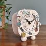 Cute Cats Ceramic Table Top Small Clock, thumbnail 1 of 8