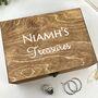 Personalised Wooden 18th Or 21st Wooden Jewellery Box, thumbnail 4 of 10