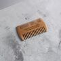 Personalised Wooden Beard Comb For Dad, thumbnail 4 of 7