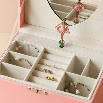 Personalised Name Butterfly Musical Jewellery Box, 2 of 10