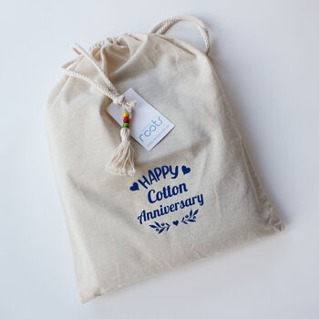 Personalised Cotton Beach And Bath Towel, 2nd Anniversary Gift, 3 of 11