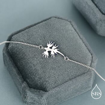 Sterling Silver Blue Dragon Nudibranch Necklace, 3 of 11