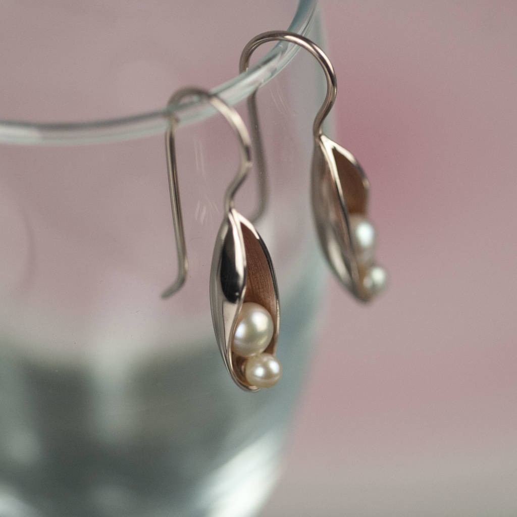 Two Peas In A Pod Earrings By Oh So Cherished