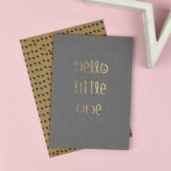 'Hello Little One' Card, 2 of 3