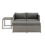 Oxford Grey Rattan Garden Daybed And Coffee Table, thumbnail 6 of 6