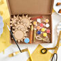 Summer Sun Bunting Kit Wooden Paints Letterbox, thumbnail 2 of 4