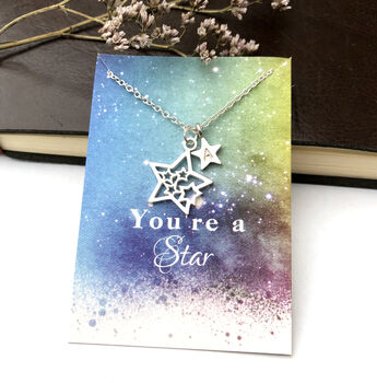 Sterling Silver You Are A Star Necklace, 7 of 12
