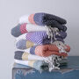 Herringbone Soft Cotton Throw Blanket, thumbnail 4 of 12