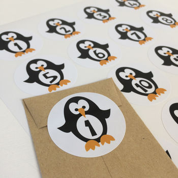 Penguin Advent Stickers Or Penguin Advent Craft Kit, 6 of 12