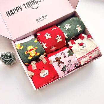 Christmas Socks Gift Box, 3 of 5