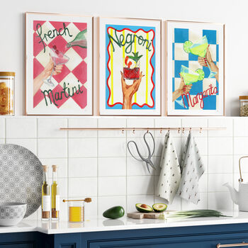 Negroni Cocktail Art Print – Italian Aperitif Wall Art, 5 of 10