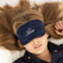 Personalised Luxury Satin Sleep Eye Mask, thumbnail 2 of 4