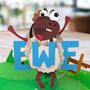 There's No One Like Ewe! 3D Pop Up Punny Sheep Animal Card! Fun Silly Cute Anniversary Card! Best Bday Card For Him And Her, thumbnail 2 of 8