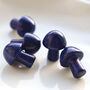 Lapis Lazuli Mushroom – Wisdom And Truth Pocket Crystal, thumbnail 4 of 4