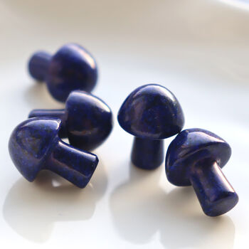 Lapis Lazuli Mushroom – Wisdom And Truth Pocket Crystal, 4 of 4