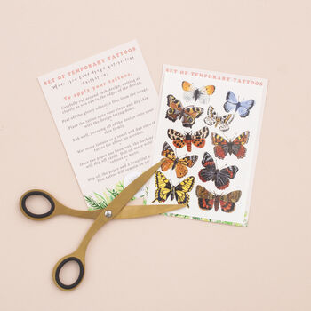 Butterflies And Moths Temporary Tattoo Pack, 4 of 7