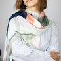 Personalised Colourful Geometric Print Scarf, thumbnail 4 of 7