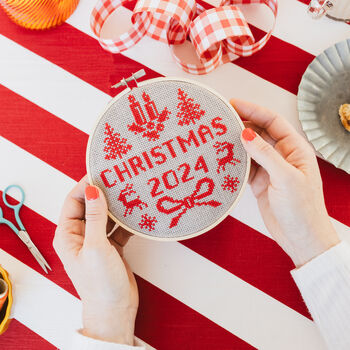 Christmas 2025 Cross Stitch Kit, 3 of 5