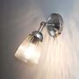 Fluted Glass Wall Light, thumbnail 1 of 5