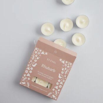 Rhubarb Scented Tealights, 2 of 2