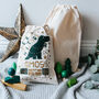 Personalised Dinosaur Christmas Sack, thumbnail 4 of 5