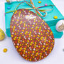 Large Flat Milk Chocolate Easter Egg, thumbnail 1 of 2