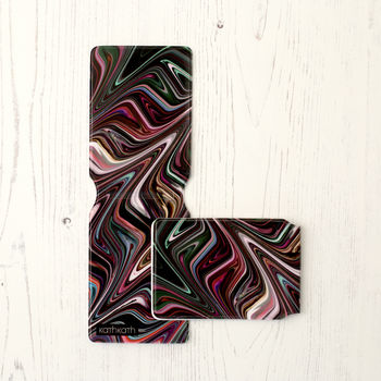 Retro Marble Travel Card Holder, 2 of 5