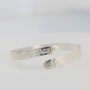 Sterling Silver Personalised Boys Christening Bangle, thumbnail 2 of 9