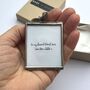 Personalised Paper Daisy Flower And Poetry Mini Framed Gift, thumbnail 10 of 12