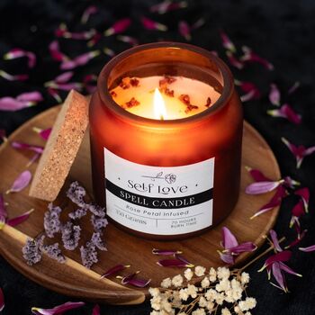 Self Love Candle Rose Petal Infused, 2 of 6