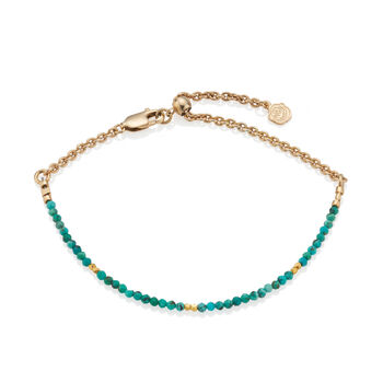 Turquoise And Silver Or Gold Bracelet, 3 of 5