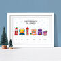 Personalised Family Christmas Print, thumbnail 1 of 3