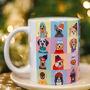 Colourful Dog Lover Christmas Mug Stocking Filler, thumbnail 3 of 12