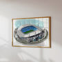 Etihad Manchester City Football Art Print, thumbnail 1 of 3