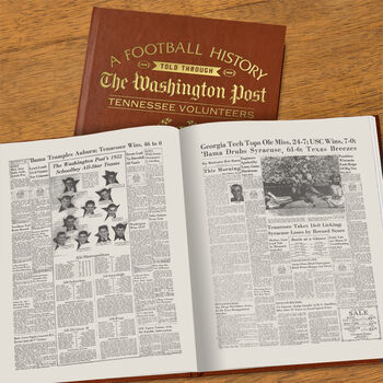 Tennessee Volunteers Personalised Gift Newspaper Book, 7 of 12