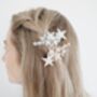 Encrusted Cluster Star Hair Clip, thumbnail 3 of 7