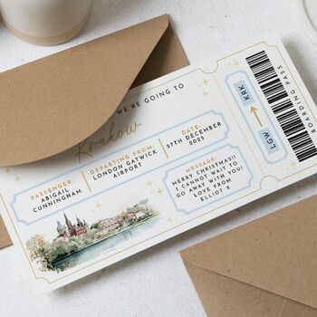 Personalised Scratch To Reveal Holiday Ticket Voucher, 3 of 4