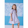 Mini Flower Dress With Hair Miniclips Accessory, thumbnail 1 of 4