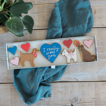 Valentine Dog Lovers Biscuit Gift, 3 of 4