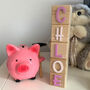 Personalised Baby Name Blocks Nursery Decoration, thumbnail 1 of 9