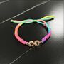 Personalised Snake Knot Double Projection Bracelet, thumbnail 7 of 12