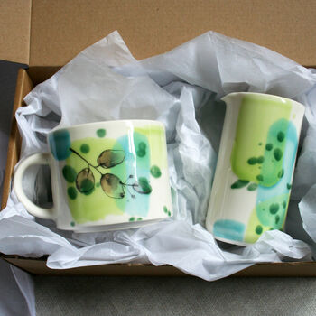 Eucalyptus Mug And Milk Jug Gift Set, 2 of 4