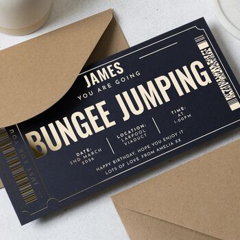 Personalised Bungee Jumping Experience Gift Voucher, 3 of 9