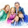 Personalised Family Portrait, thumbnail 3 of 5